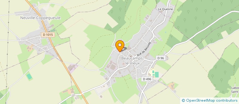 localisation de l'entreprise MONSIEUR AURELIEN DEVERITE  BEAUCAMPS-LE-VIEUX