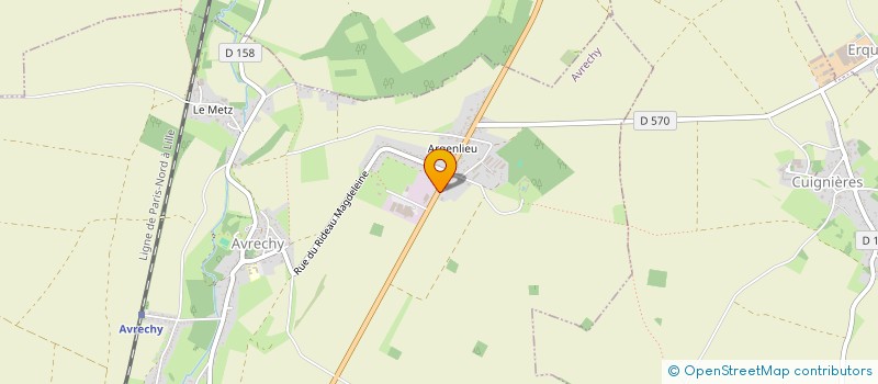 localisation de l'entreprise MONSIEUR AURELIEN DEVILLE  AVRECHY