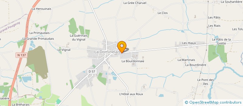 localisation de l'entreprise MONSIEUR AURELIEN DEVY  LA DOMINELAIS