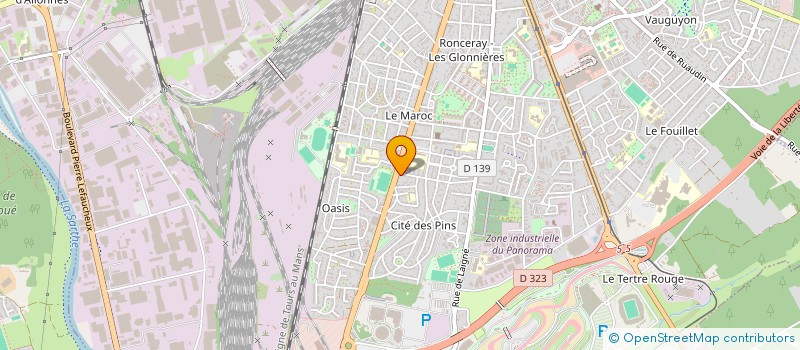 localisation de l'entreprise MONSIEUR AURELIEN DEZALAY à LE MANS