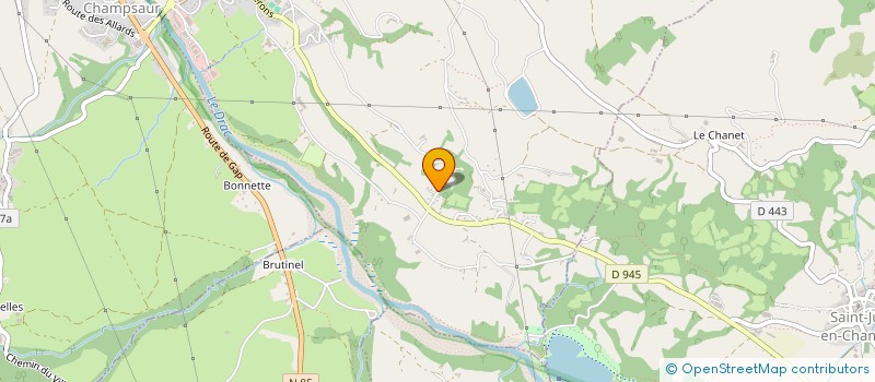 localisation de l'entreprise MONSIEUR AURELIEN DHOMONT  SAINT-BONNET-EN-CHAMPSAUR