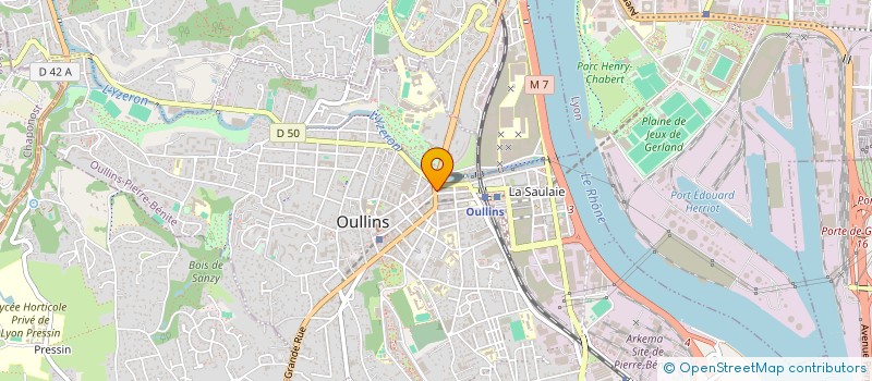 localisation de l'entreprise MONSIEUR AURELIEN DILLIES  OULLINS-PIERRE-BENITE