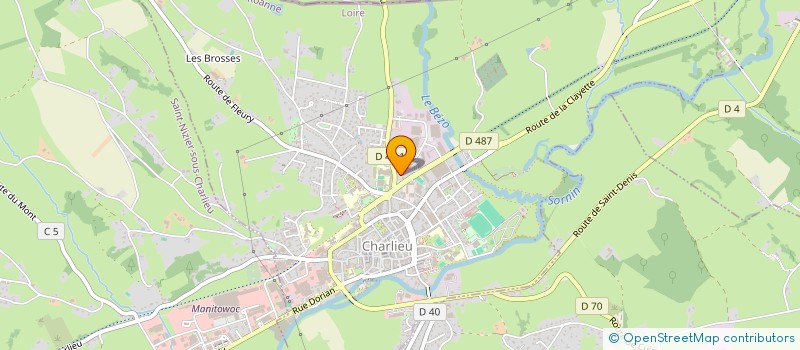 localisation de l'entreprise MONSIEUR AURELIEN DOMAS  CHARLIEU