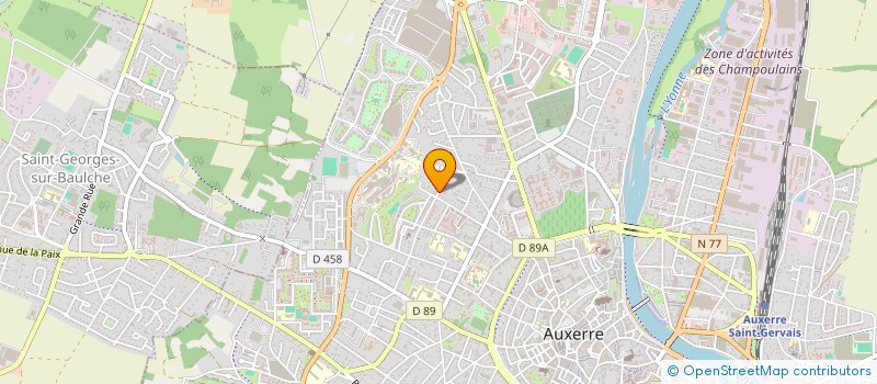 localisation de l'entreprise MONSIEUR AURELIEN DOMERGUE à AUXERRE