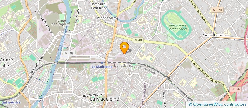 localisation de l'entreprise MONSIEUR AURELIEN DOMERGUE à MARCQ-EN-BARŒUL
