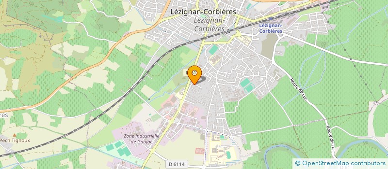 localisation de l'entreprise MONSIEUR AURELIEN DOMINGO  LEZIGNAN-CORBIERES