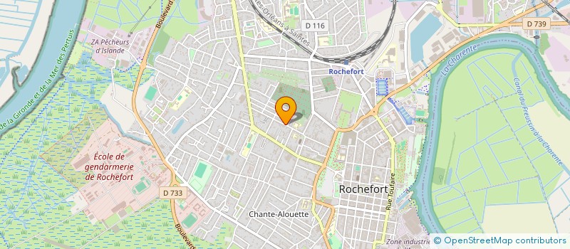 localisation de l'entreprise MONSIEUR AURELIEN DOUCET  ROCHEFORT