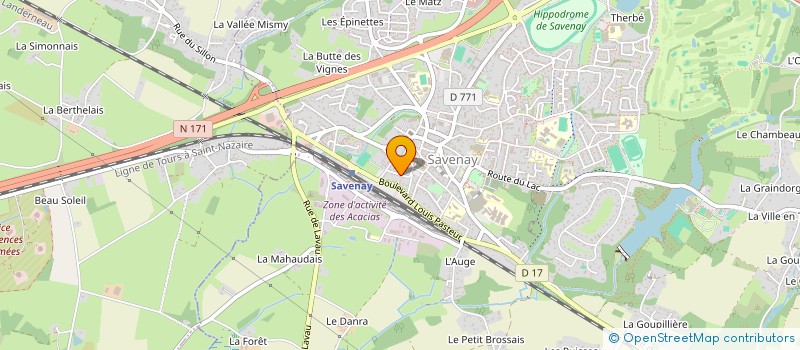 localisation de l'entreprise MONSIEUR AURELIEN DRENO à SAVENAY