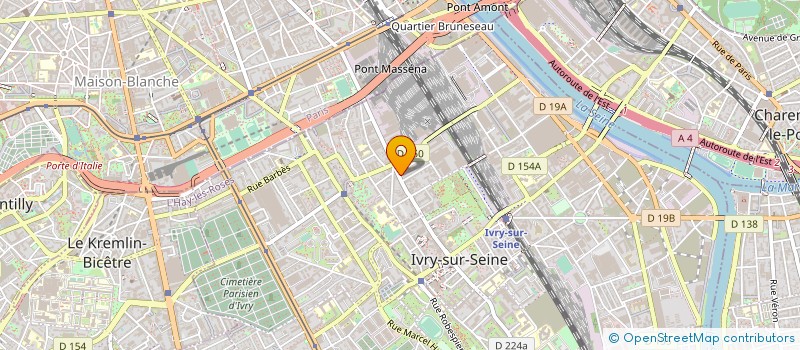 localisation de l'entreprise MONSIEUR AURELIEN DROSNE à IVRY-SUR-SEINE