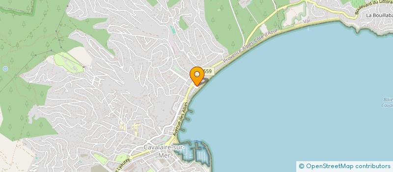 localisation de l'entreprise MONSIEUR AURELIEN DROUICHE à CAVALAIRE-SUR-MER