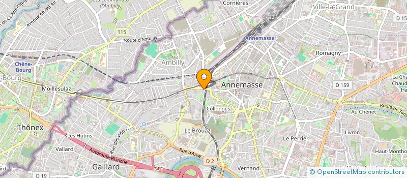 localisation de l'entreprise MONSIEUR AURELIEN DROUX à AMBILLY