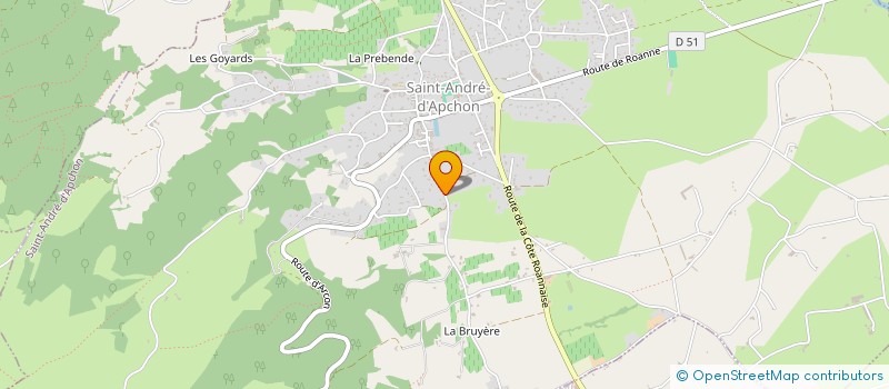 localisation de l'entreprise MONSIEUR AURELIEN DRU  SAINT-PIERRE-LAVAL