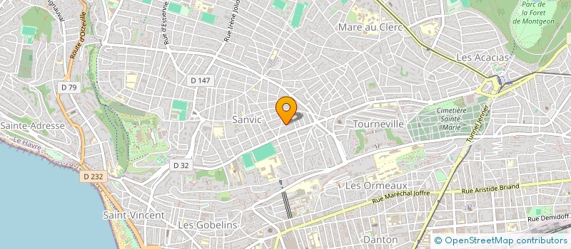 localisation de l'entreprise MONSIEUR AURELIEN DUBOC à LE HAVRE