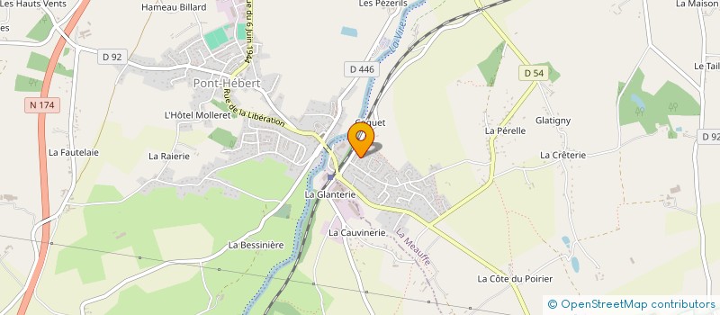 localisation de l'entreprise MONSIEUR AURELIEN DUBOIS à PONT-HEBERT