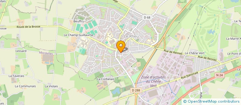 localisation de l'entreprise MONSIEUR AURELIEN DUBOIS à GUICHEN