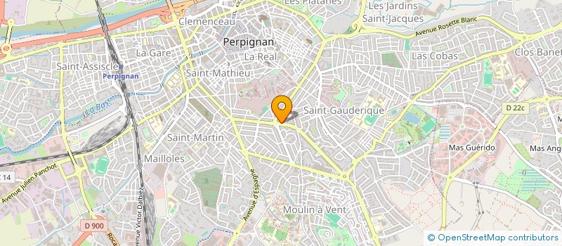 localisation de l'entreprise MONSIEUR AURELIEN DUBOSQ à PERPIGNAN