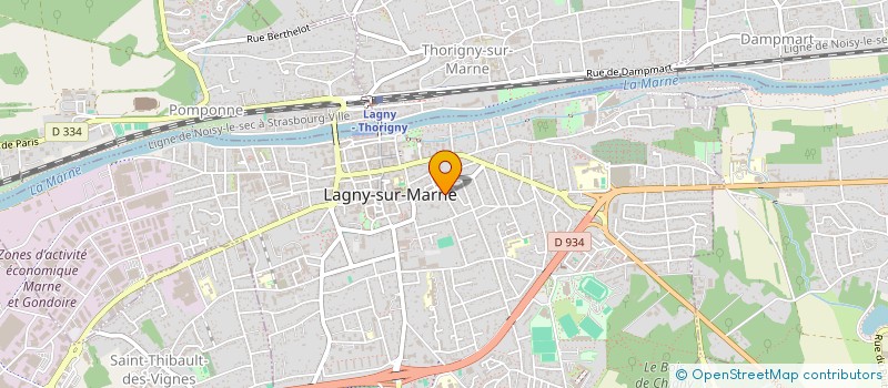 localisation de l'entreprise MONSIEUR AURELIEN DUC  LAGNY-SUR-MARNE