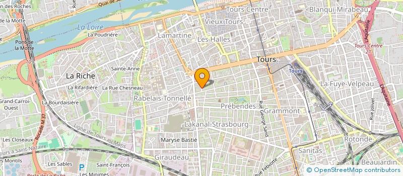 localisation de l'entreprise MONSIEUR AURELIEN DUCHESNE à TOURS