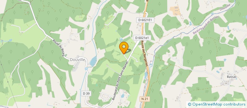 localisation de l'entreprise MONSIEUR AURELIEN DUCRET  DOUVILLE