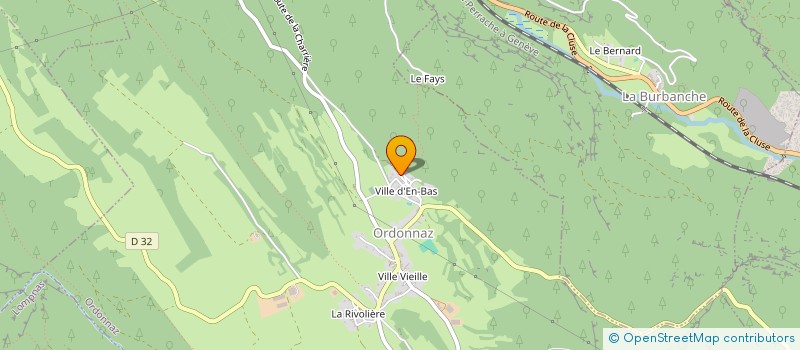 localisation de l'entreprise MONSIEUR AURELIEN DUCROT à ORDONNAZ