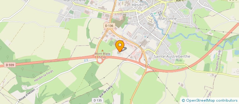 localisation de l'entreprise MONSIEUR AURELIEN DUPIN  MARCONNE