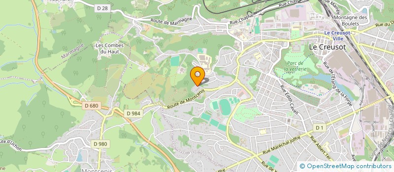 localisation de l'entreprise MONSIEUR AURELIEN DUPLOYER  LE CREUSOT