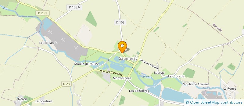 localisation de l'entreprise MONSIEUR AURELIEN DUPOINT à SAUMERAY