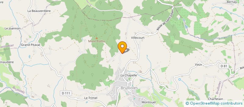 localisation de l'entreprise MONSIEUR AURELIEN DUPRE  BRULLIOLES