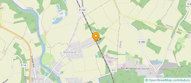 localisation de l'entreprise MONSIEUR AURELIEN DUPUY  BONNARD