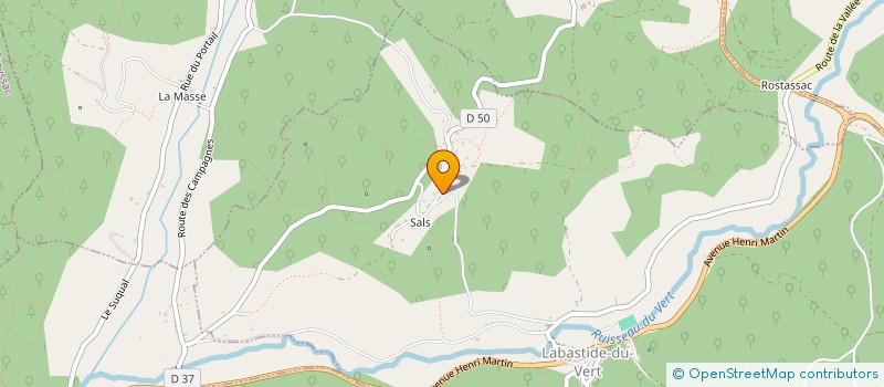 localisation de l'entreprise MONSIEUR AURELIEN DURIER à LABASTIDE-DU-VERT
