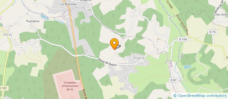 localisation de l'entreprise MONSIEUR AURELIEN DUROCHER  LA ROCHEBEAUCOURT-ET-ARGENTINE