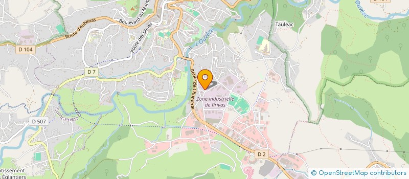 localisation de l'entreprise MONSIEUR AURELIEN DUSSERRE à PRIVAS