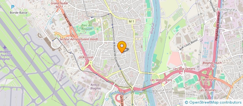 localisation de l'entreprise MONSIEUR AURELIEN DUVAL à BLAGNAC