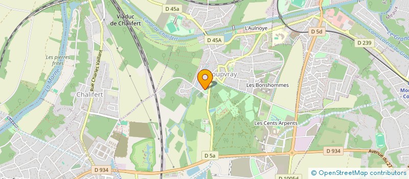 localisation de l'entreprise MONSIEUR AURELIEN DUVEAU  COUPVRAY