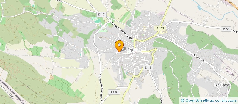 localisation de l'entreprise MONSIEUR AURELIEN DYJAK à EGUILLES