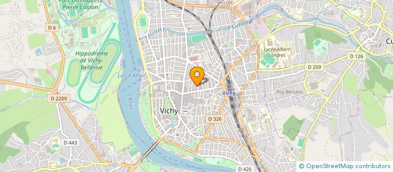 localisation de l'entreprise MONSIEUR AURELIEN E SOUSA à VICHY
