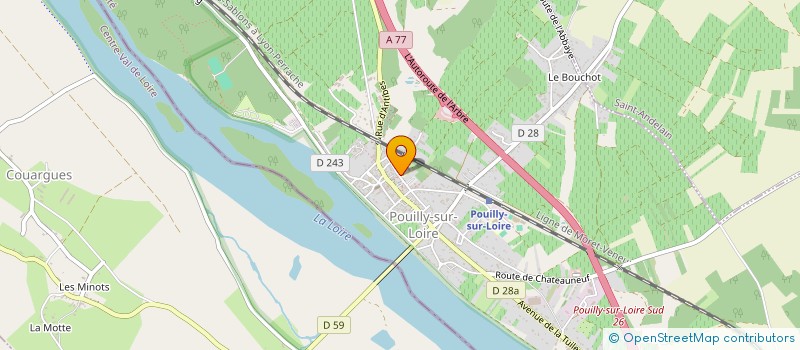 localisation de l'entreprise MONSIEUR AURELIEN EPEE NDOUMBE à POUILLY-SUR-LOIRE
