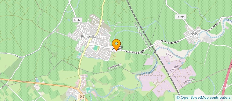 localisation de l'entreprise MONSIEUR AURELIEN ESCRIBANO  PONTEILLA