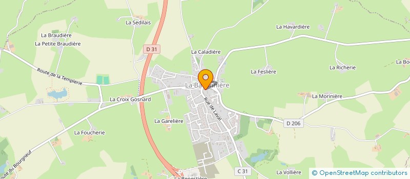 localisation de l'entreprise MONSIEUR AURELIEN ESNAULT  ANDOUILLE