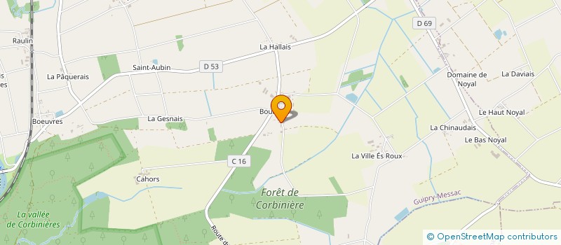 localisation de l'entreprise MONSIEUR AURELIEN ESSEUL  GUIPRY-MESSAC