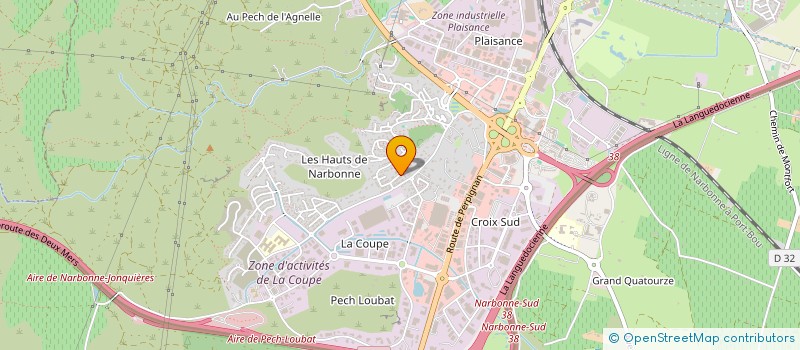 localisation de l'entreprise MONSIEUR AURELIEN EUGENE à NARBONNE