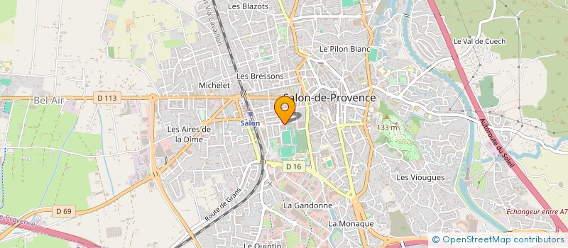 localisation de l'entreprise MONSIEUR AURELIEN FABREGUETTES à SALON-DE-PROVENCE