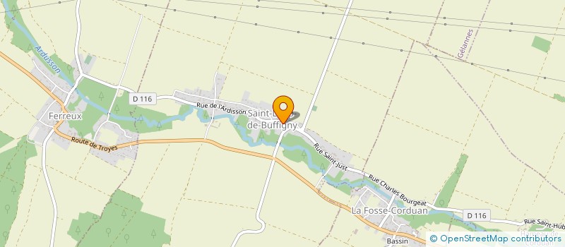 localisation de l'entreprise MONSIEUR AURELIEN FAGUE  SAINT-LOUP-DE-BUFFIGNY