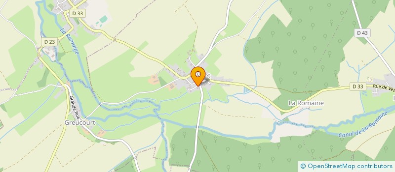 localisation de l'entreprise MONSIEUR AURELIEN FALLOT  DAMPIERRE-SUR-LINOTTE