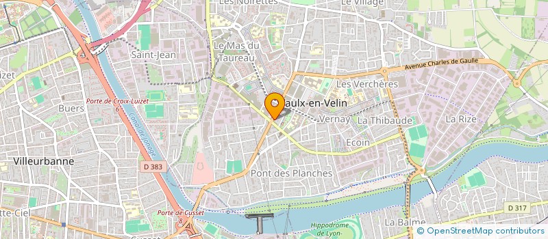 localisation de l'entreprise MONSIEUR AURELIEN FALZON  VAULX-EN-VELIN