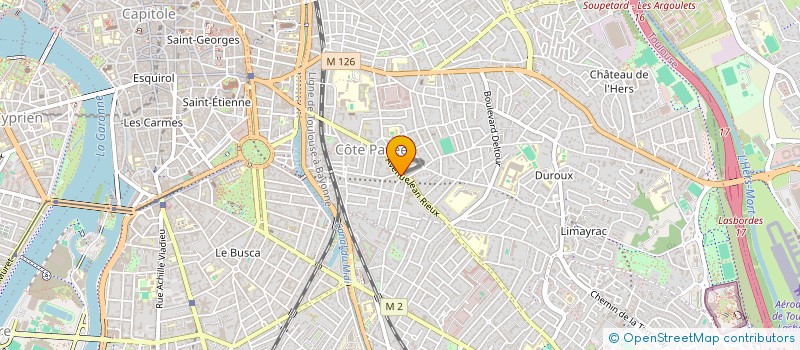 localisation de l'entreprise MONSIEUR AURELIEN FARGUES  TOULOUSE