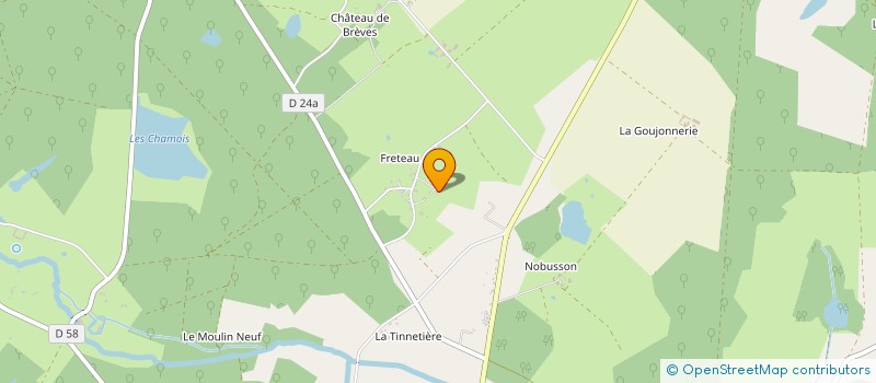 localisation de l'entreprise MONSIEUR AURELIEN FAUCHON à VENDOEUVRES