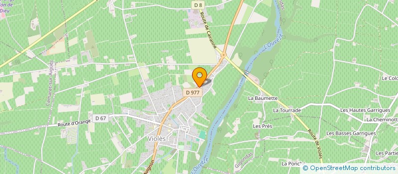 localisation de l'entreprise MONSIEUR AURELIEN FAVIER  VIOLES