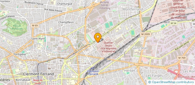 localisation de l'entreprise MONSIEUR AURELIEN FAYE  CLERMONT-FERRAND