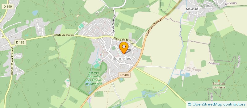 localisation de l'entreprise MONSIEUR AURELIEN FERRET  BONNELLES